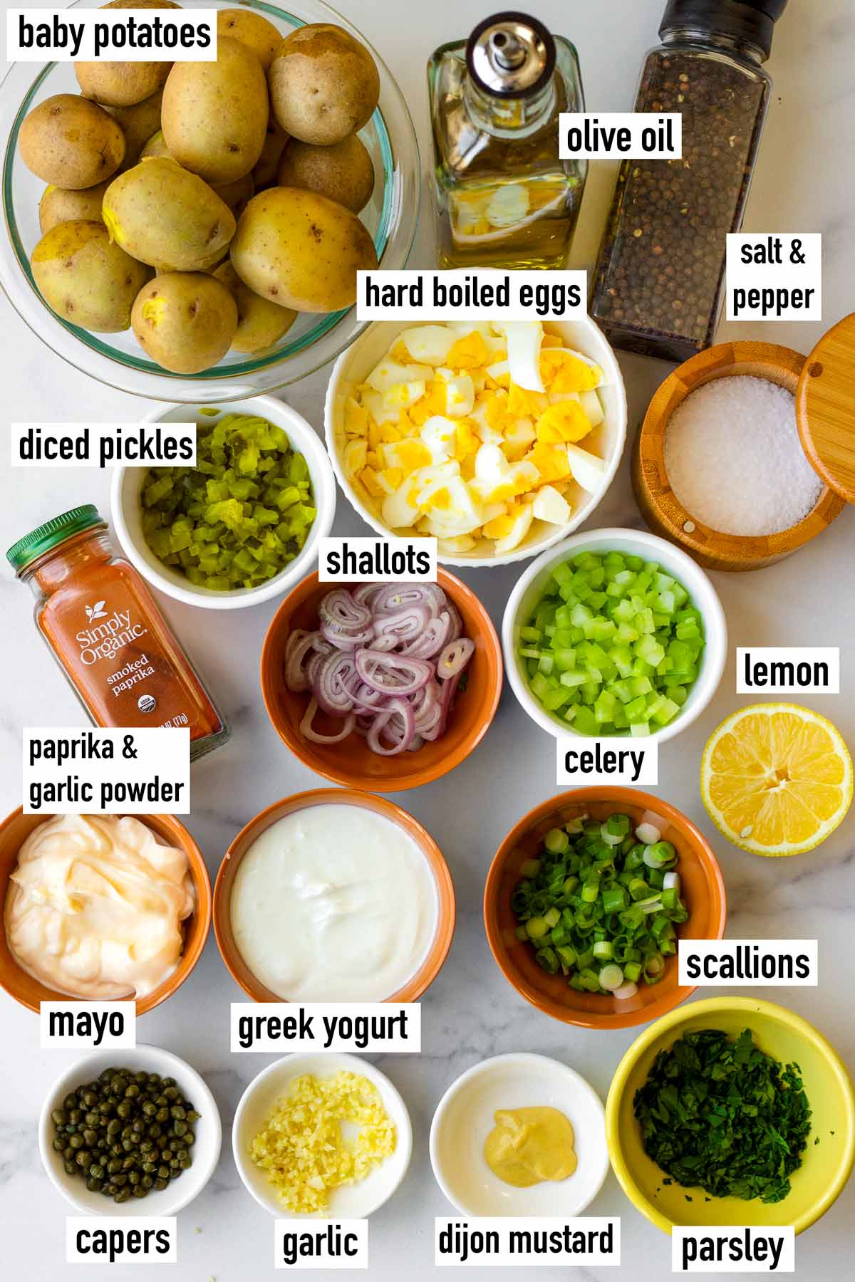 labeled ingredients