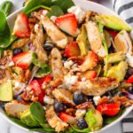 spinach strawberry spinach salad