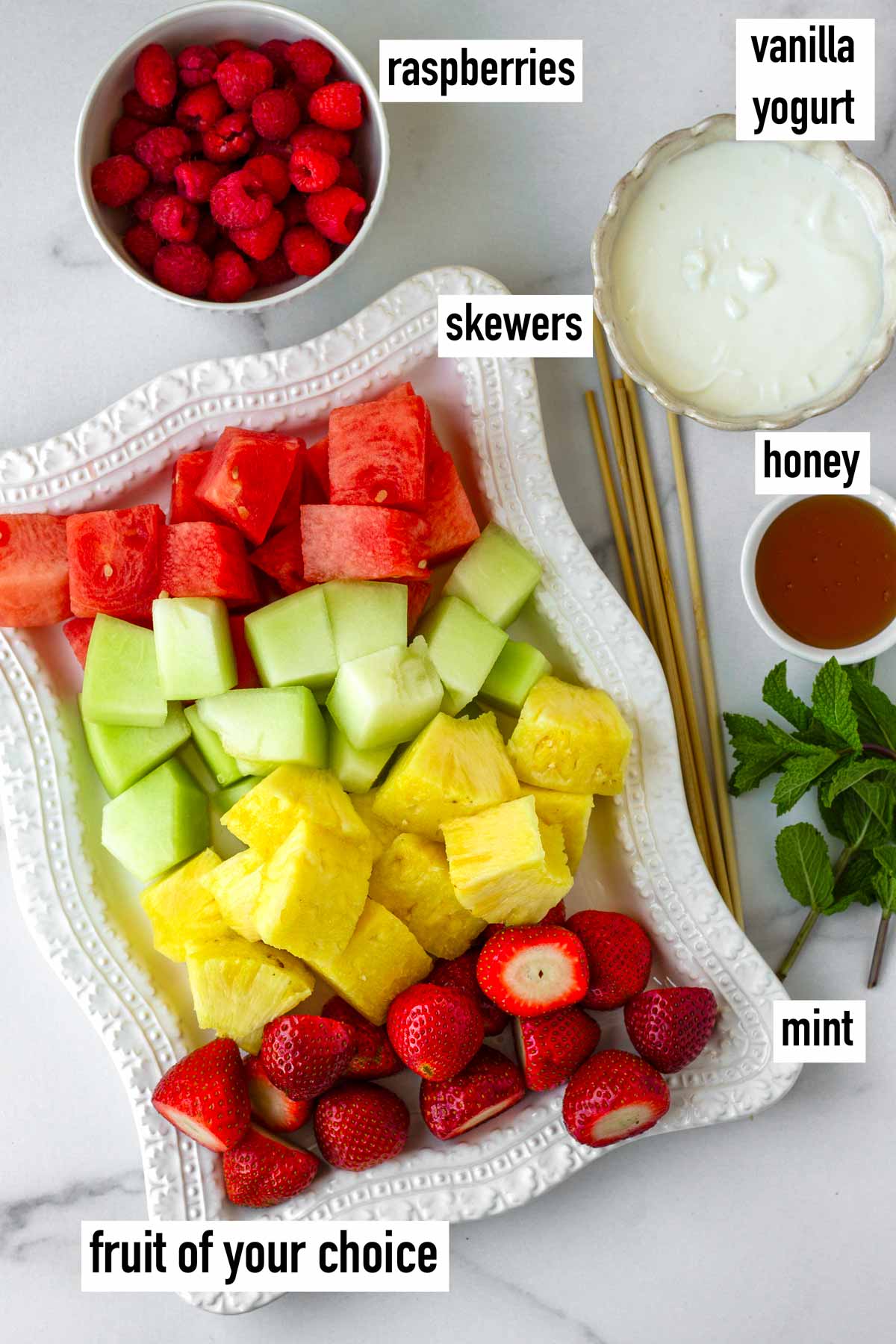 labeled ingredients