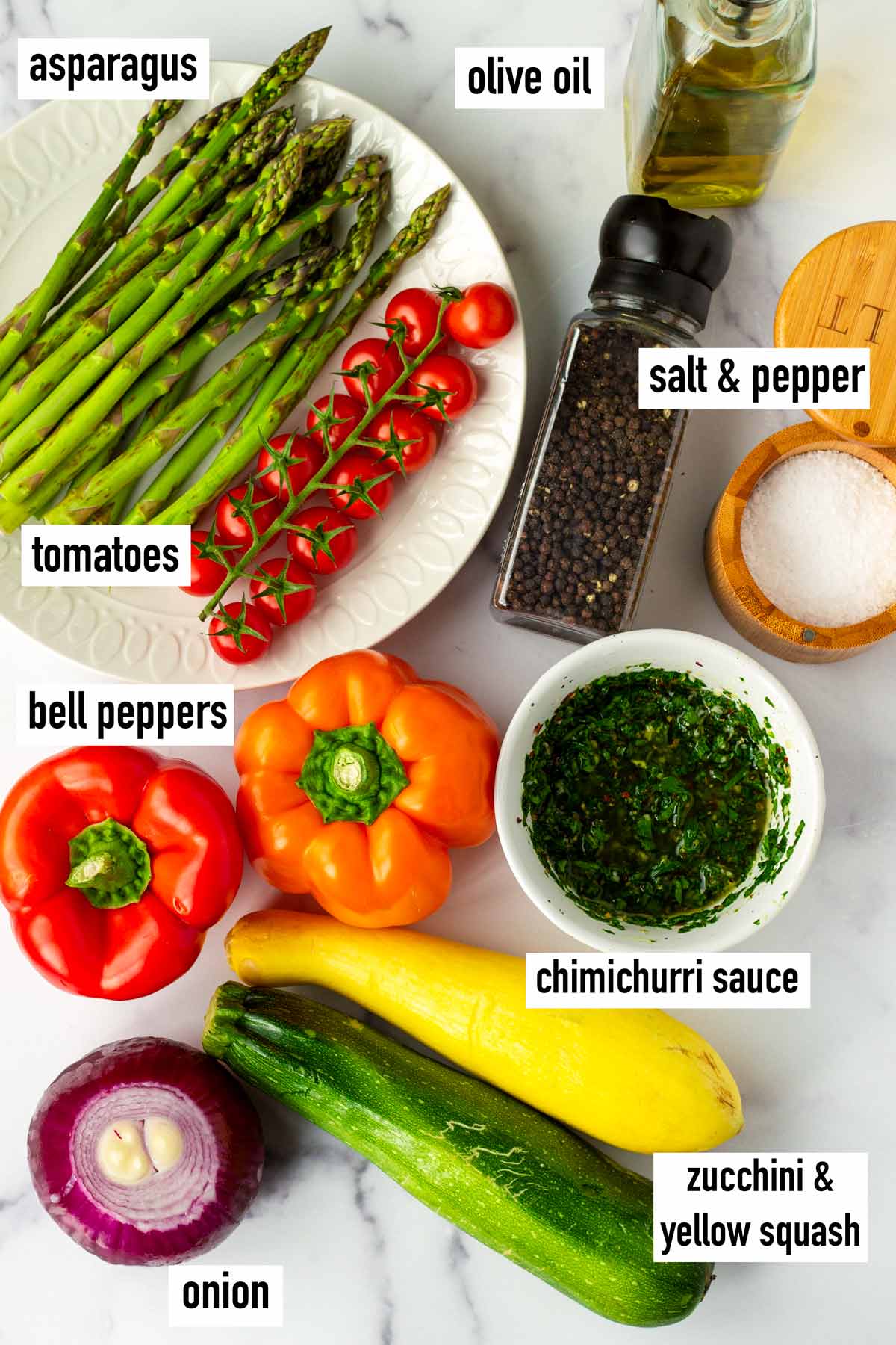labeled ingredients