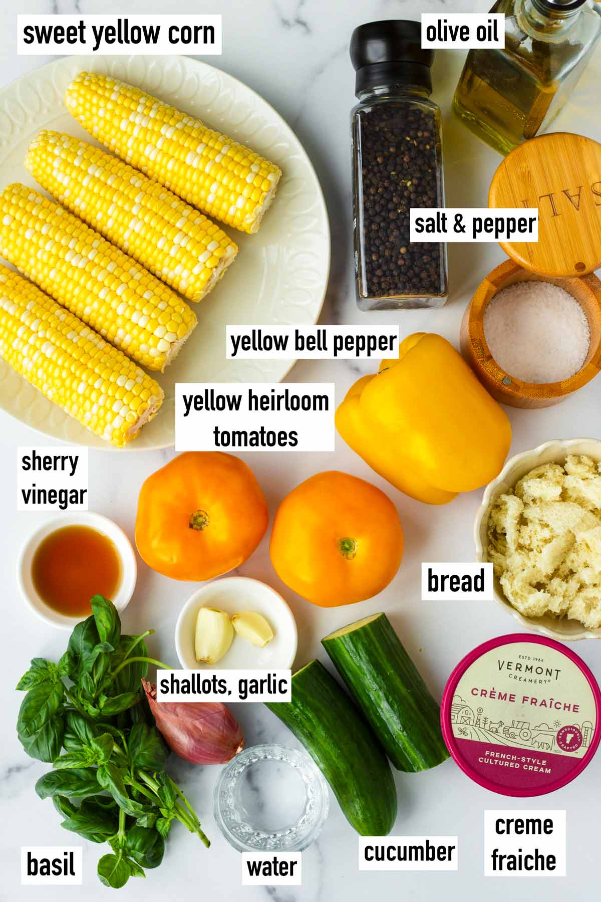 labeled ingredients