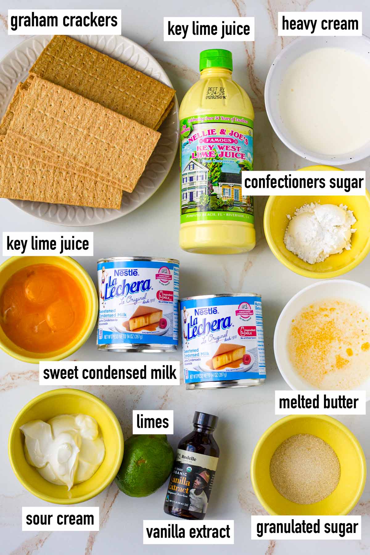 labeled ingredients
