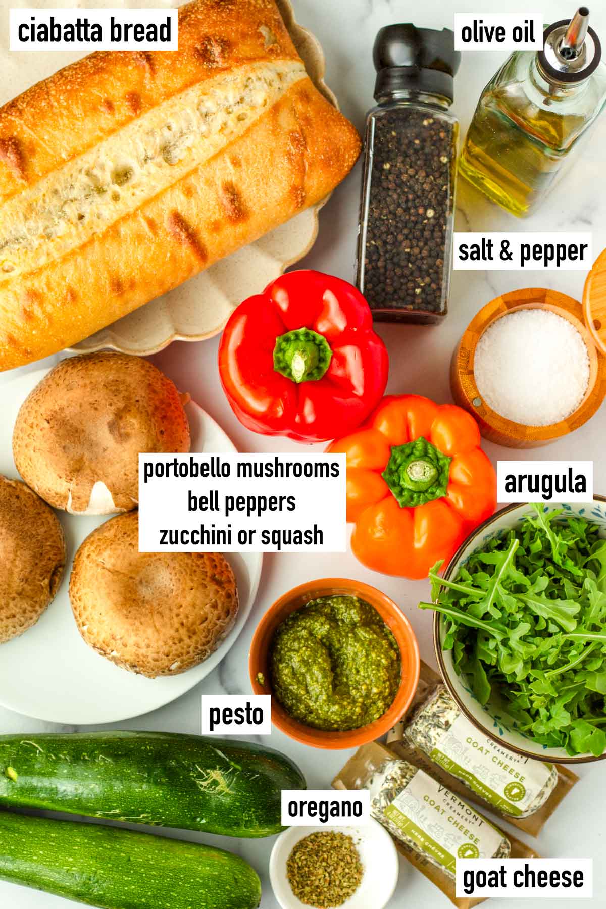labeled ingredients