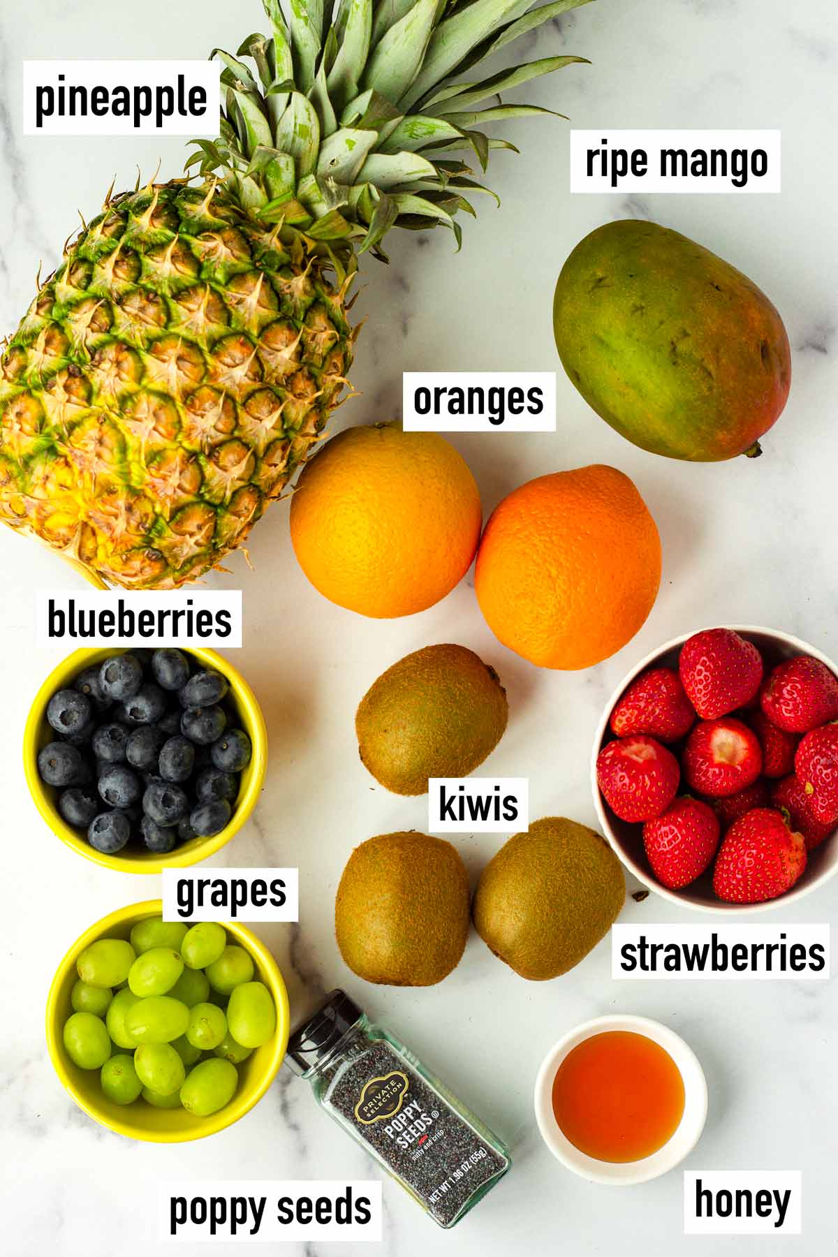 labeled ingredients