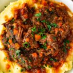 italian pot roast over mashed potatoes