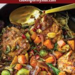 cast iron skillet chicken thighs with vegetables