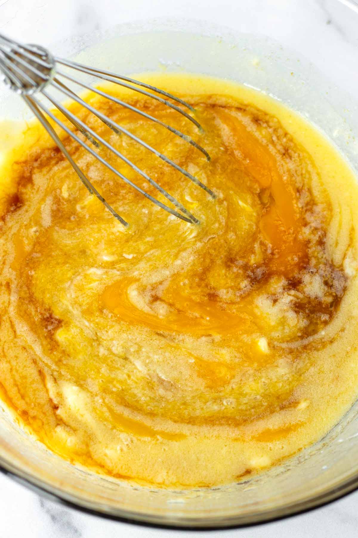 mixing wet ingredients