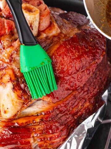 brown sugar glaze holiday ham