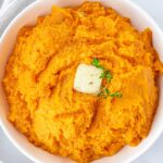 mashed sweet potatoes with mascarpone cheese