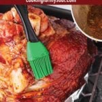 pin image for brown sugar ham glaze recipe