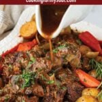 pin image design for slow cooker pot roast recipe