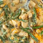 green bean casserole with chicken
