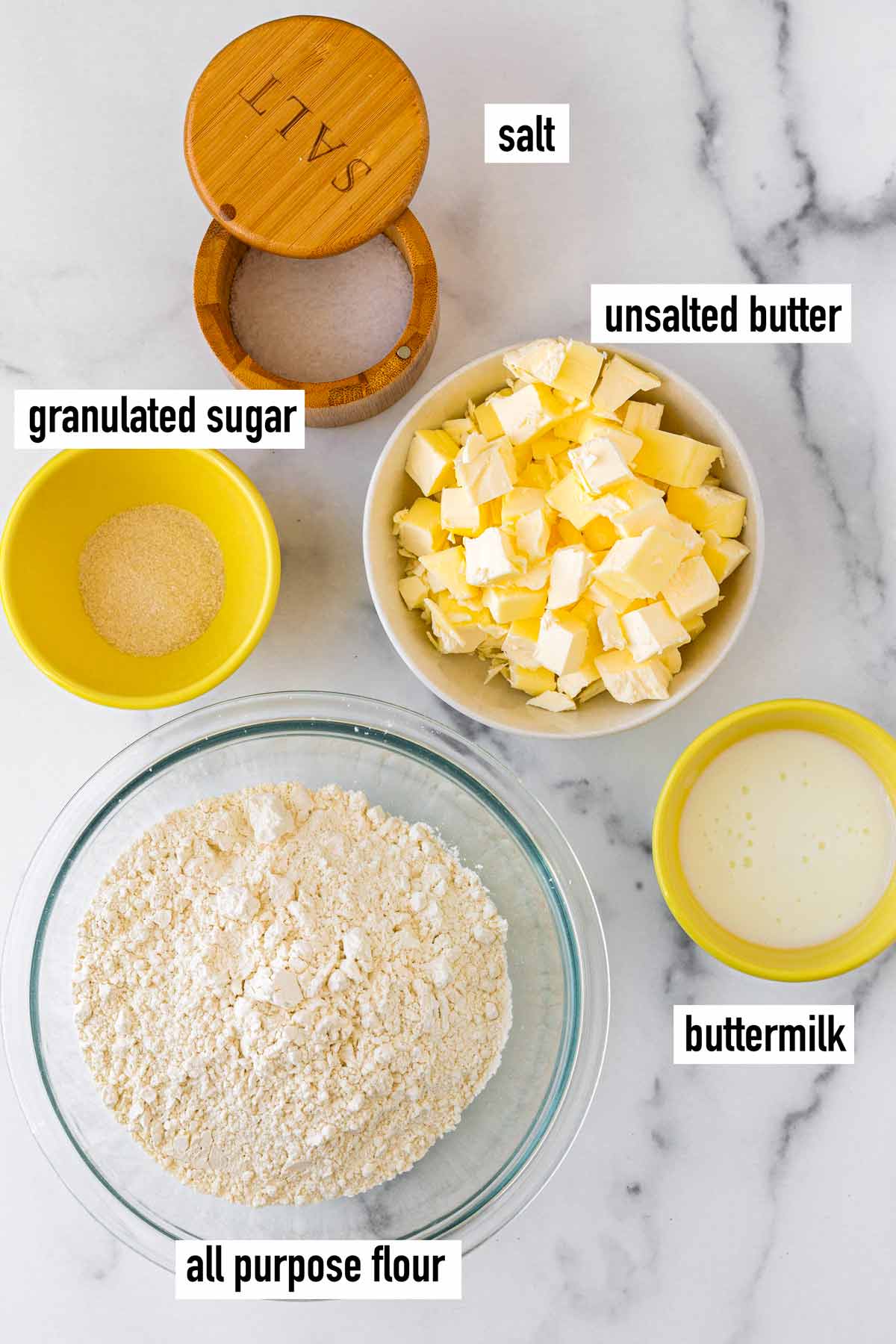 ingredients for buttermilk pie crust for chicken pot pie