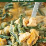 pin image design for chicken green bean casserole