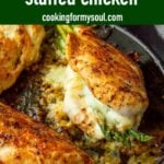 pin image for Asparagus Stuffed Chicken Breast
