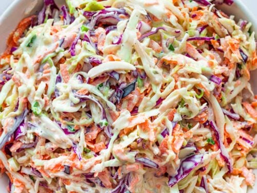 Homemade Coleslaw with Creamy Dressing Homemade Coleslaw with Creamy Dressing