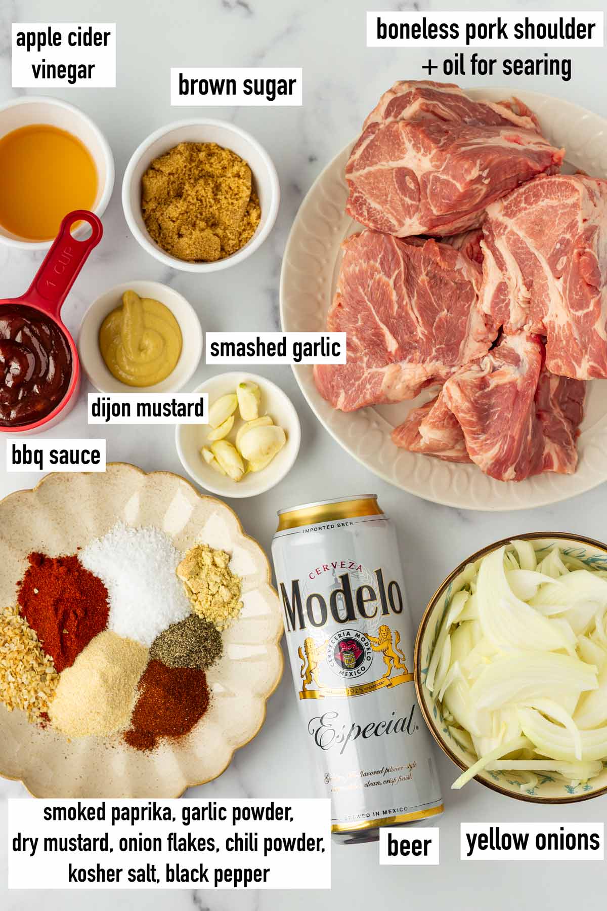 labeled ingredients