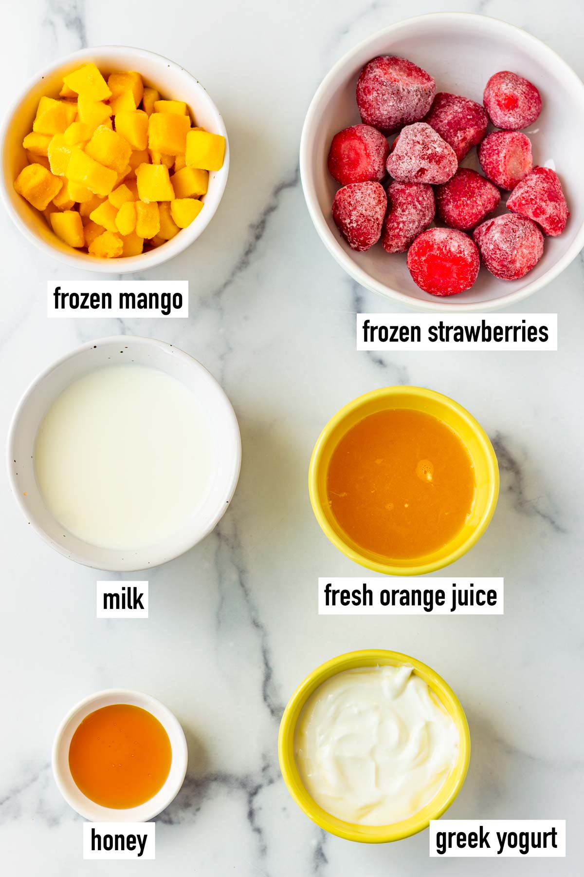 labeled ingredients