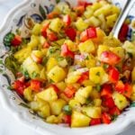 caramelized pineapple salsa