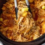 pulled chicken in crockpot with pineapple