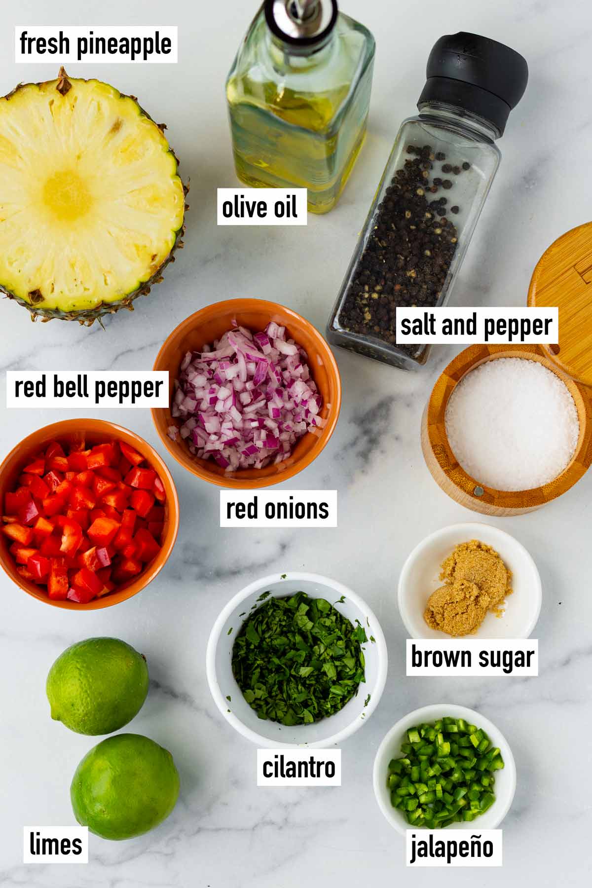 labeled ingredients