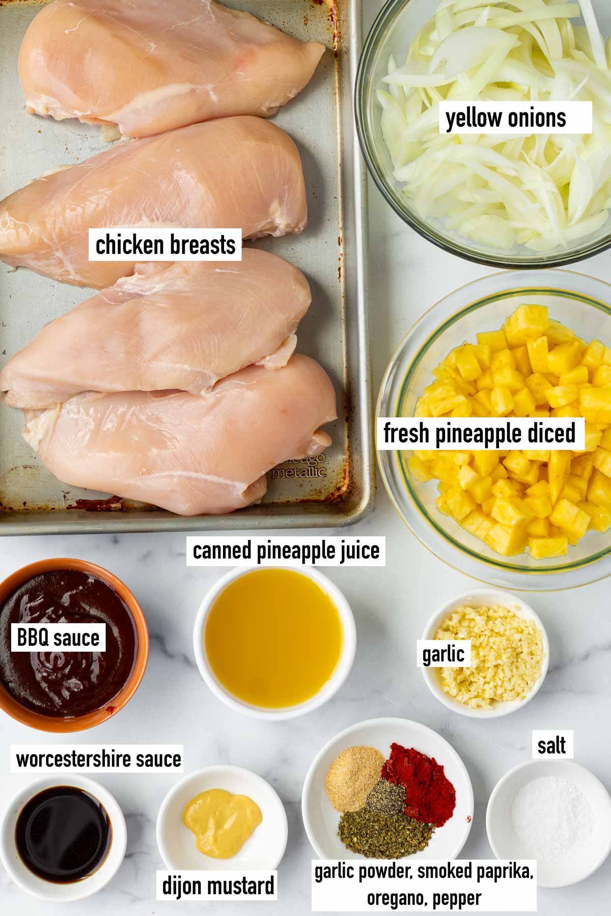labeled ingredients