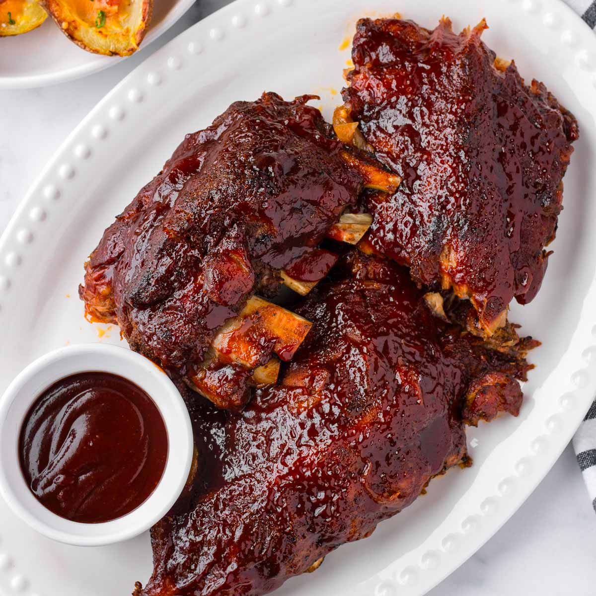 slow cooker baby back ribs with bbq sauce