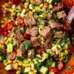 chopped steak salad