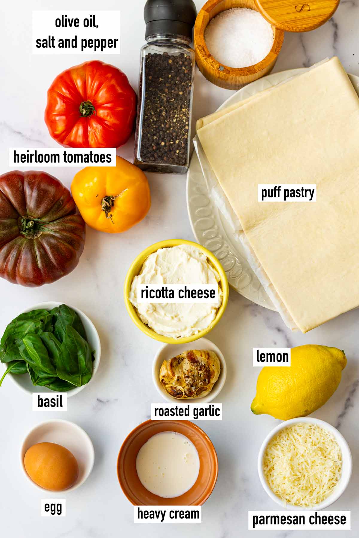 labeled ingredients