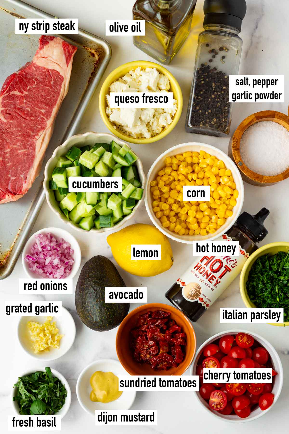 labeled ingredients