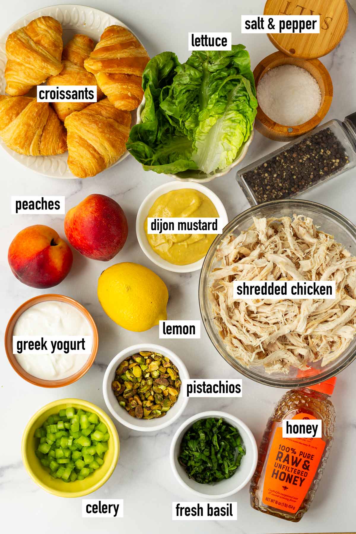 labeled ingredients