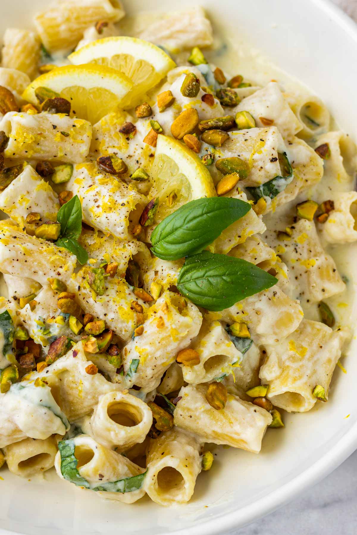 creamy lemon ricotta pasta