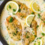 one pan creamy lemon chicken dish
