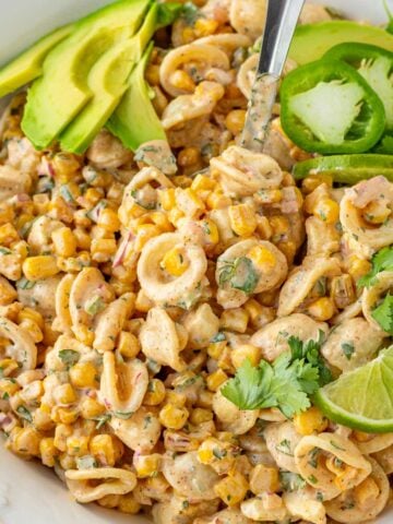 mexican street corn pasta salad