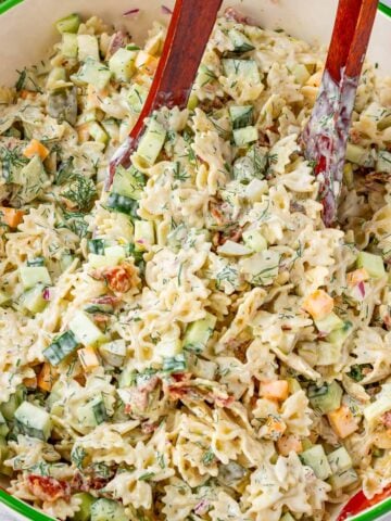 dill pickle pasta salad