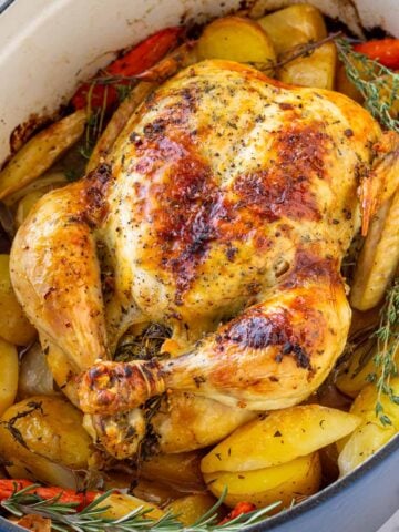 dutch oven chicken with vegetables