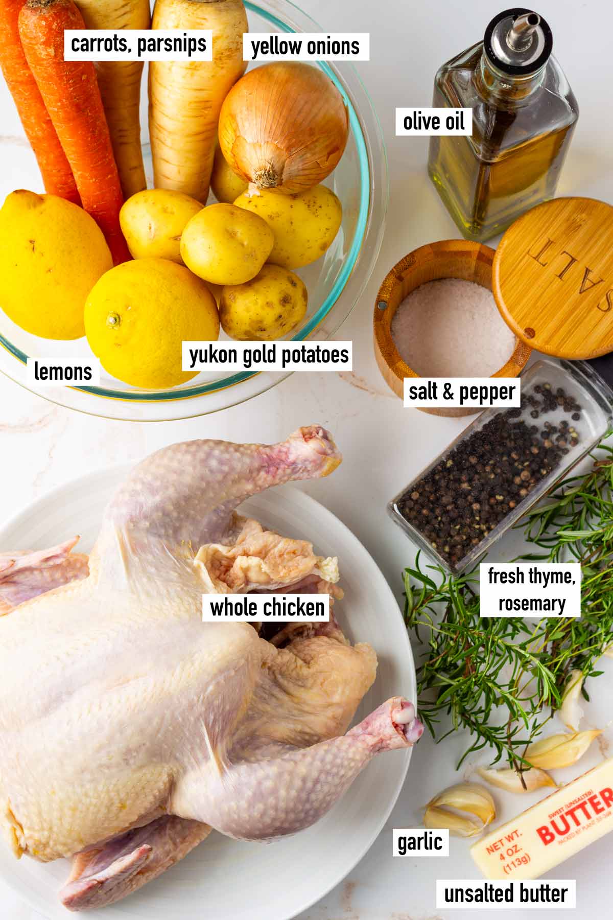 labeled ingredients