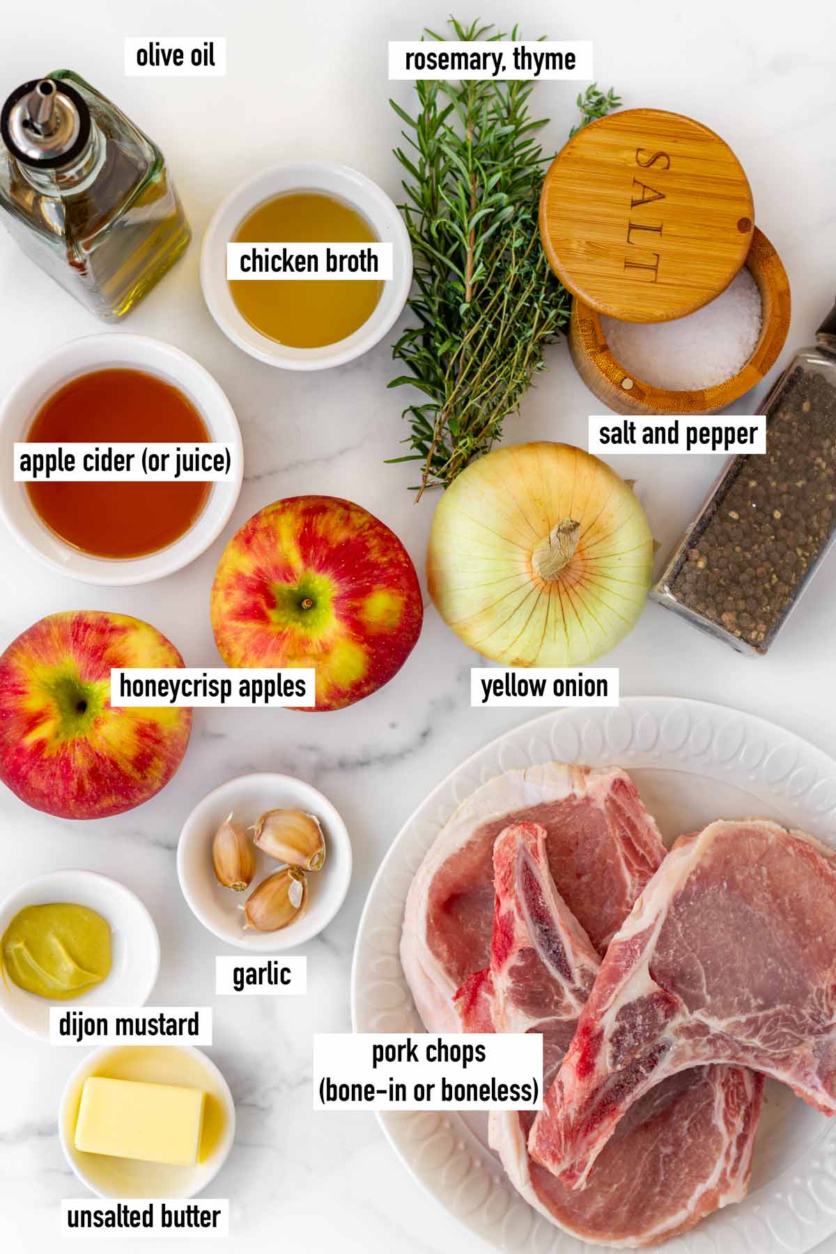labeled ingredients