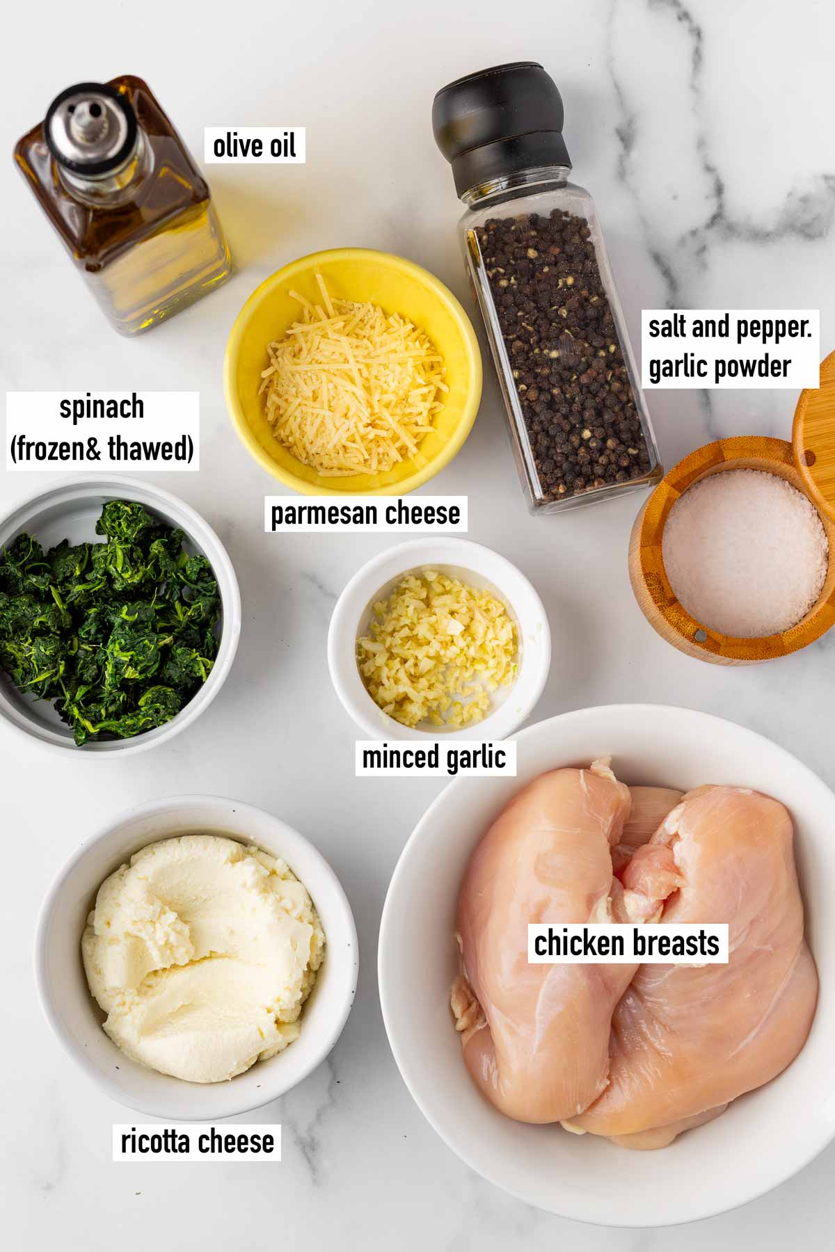 labeled ingredients