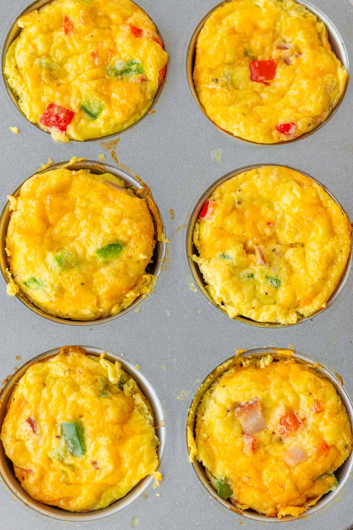 baked denver omelet egg muffins