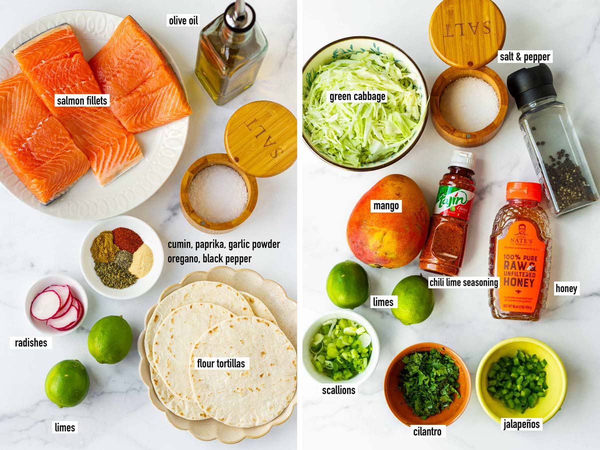 labeled ingredients