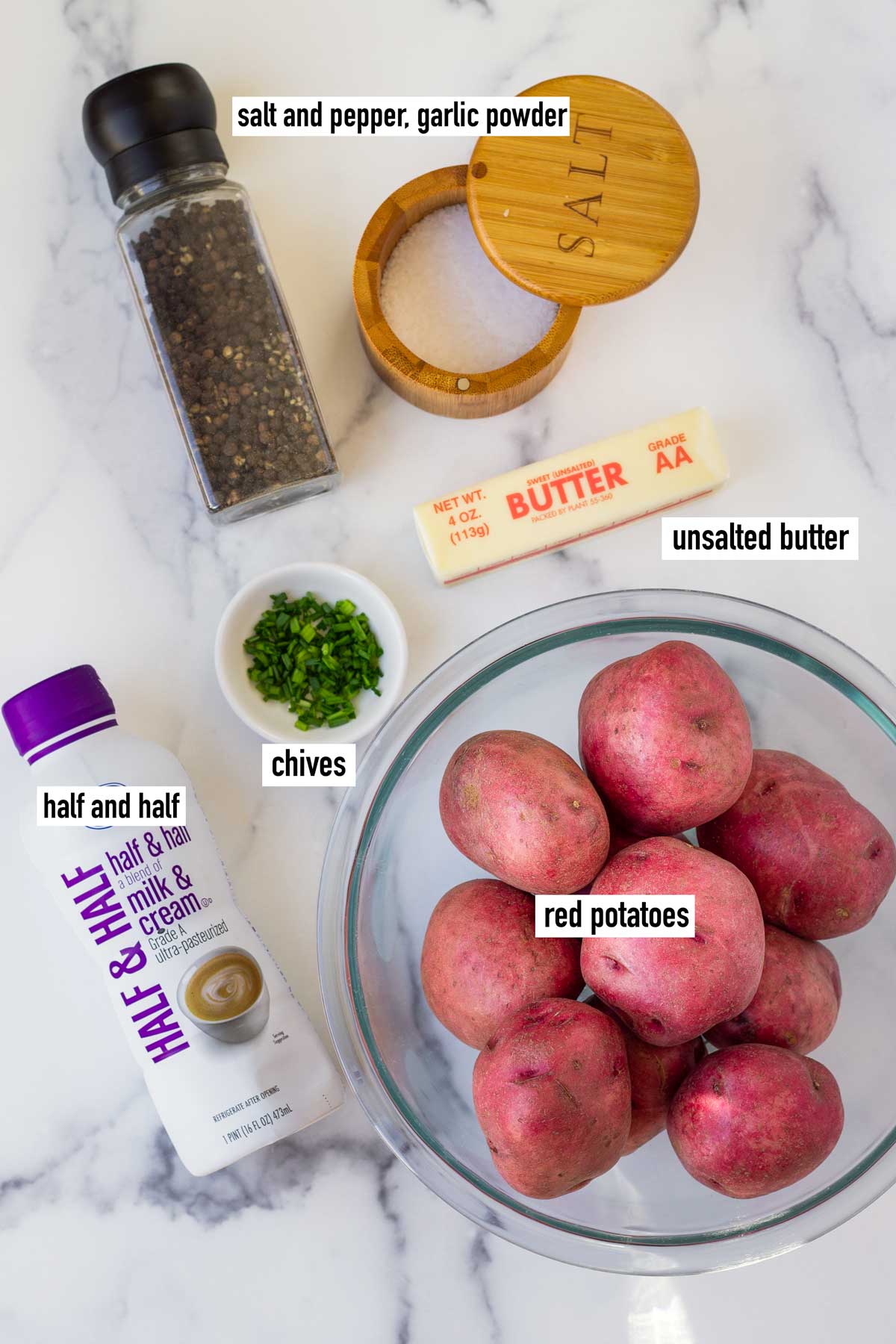 labeled ingredients