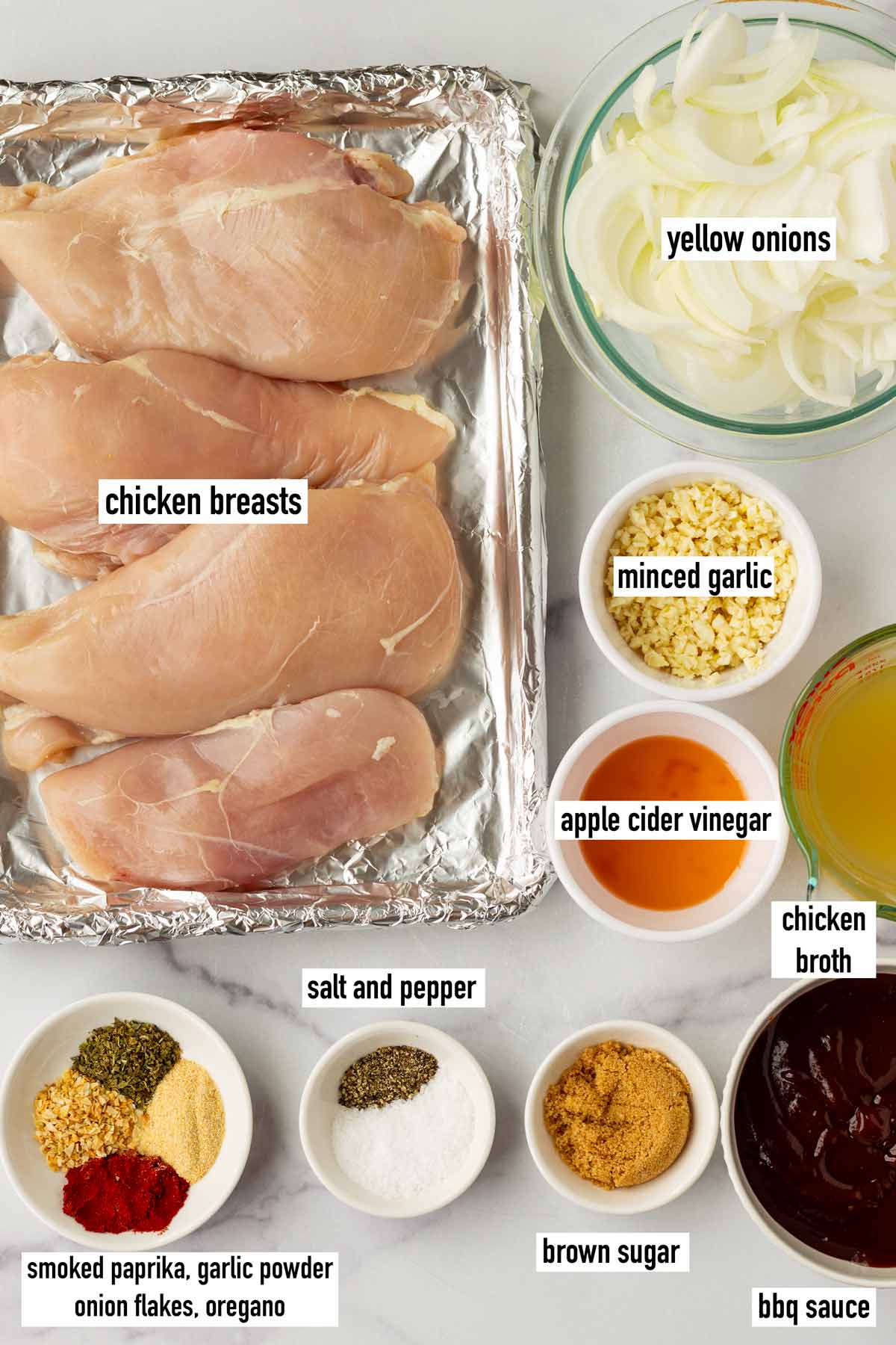 labeled ingredients