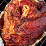 brown sugar glazed ham smoked