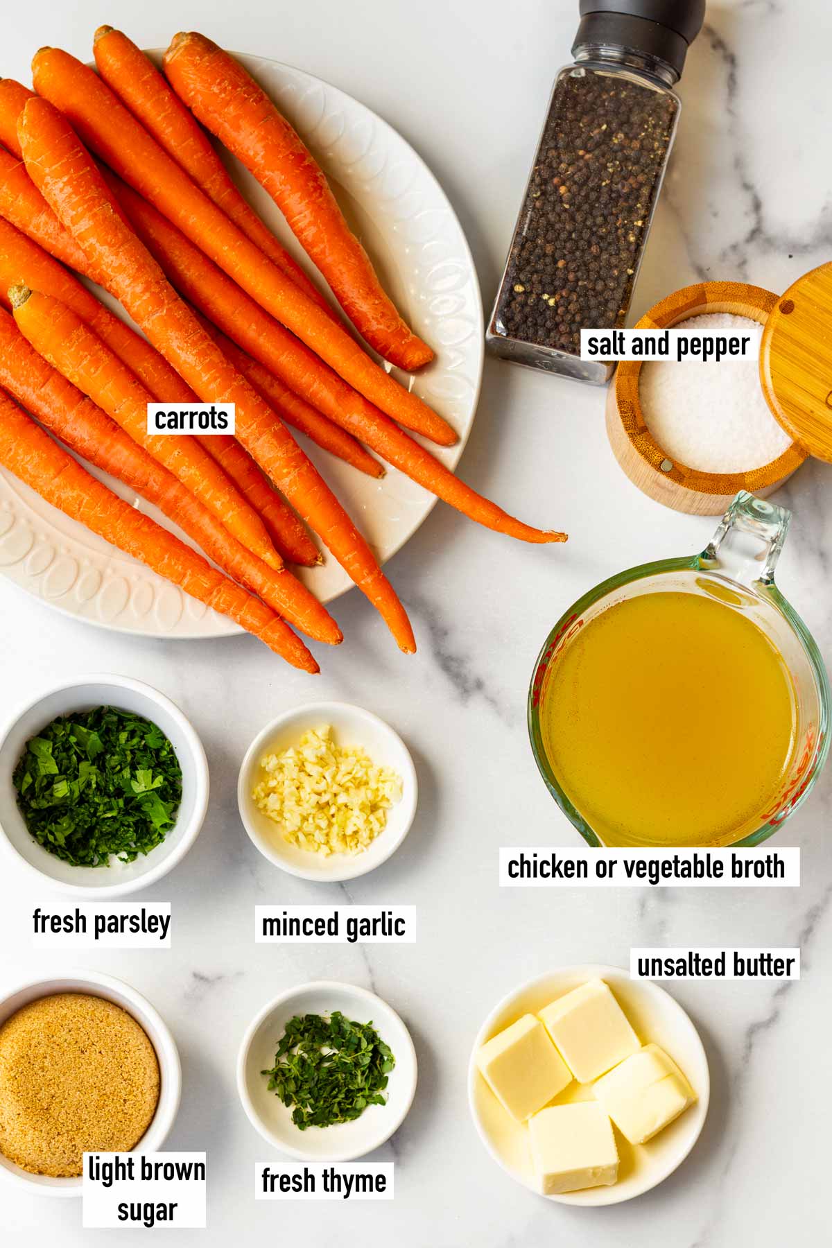 labeled ingredients